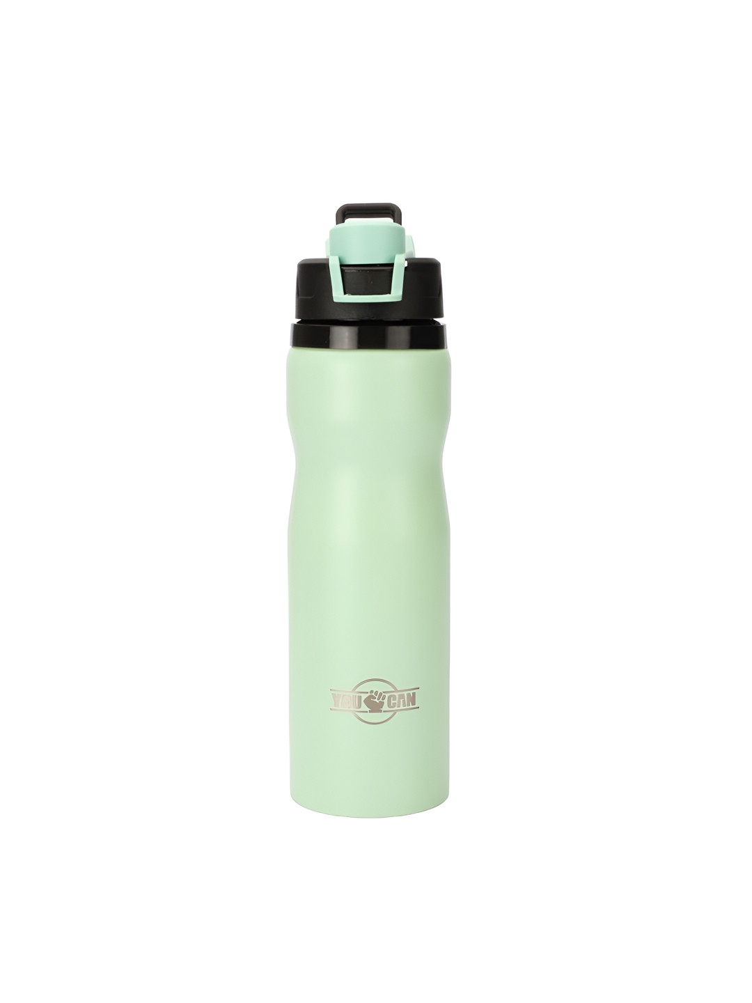 HOOM Green Typography Stainless Steel Spill Proof Water Bottle - 710ml