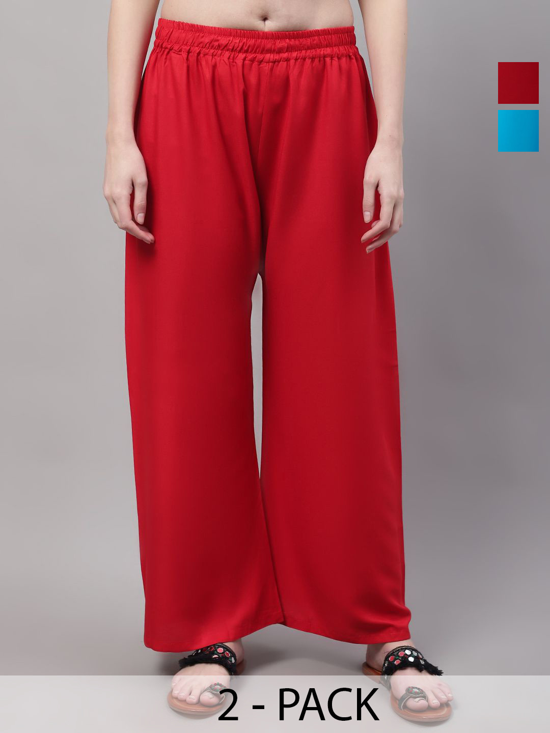 Valles365 by S.C. Women 2 Flared Palazzos