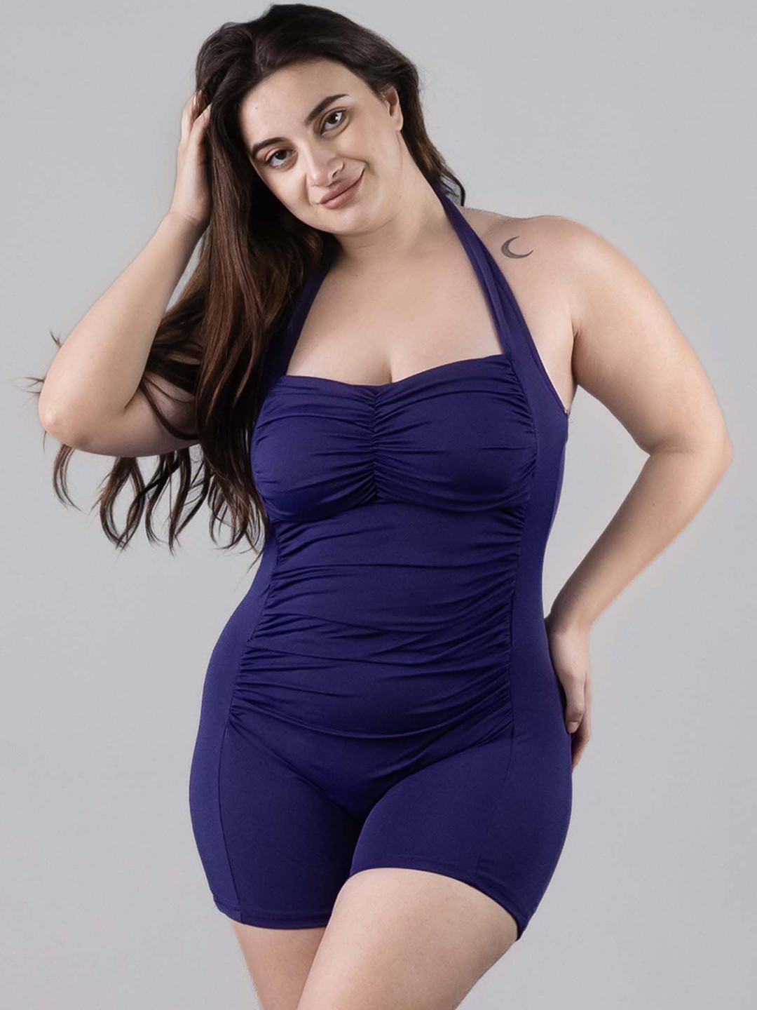 Keepfit Plus Size Padded Monokini Swimwear