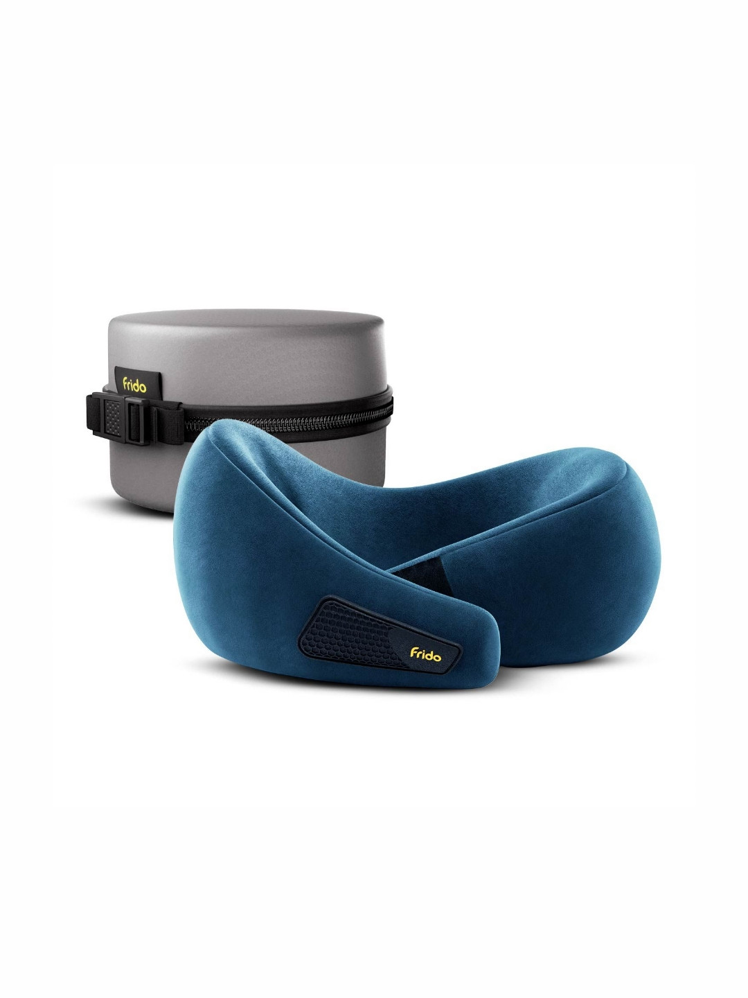 Frido Blue Hi-Per Foam Lightweight Travel Neck Pillow