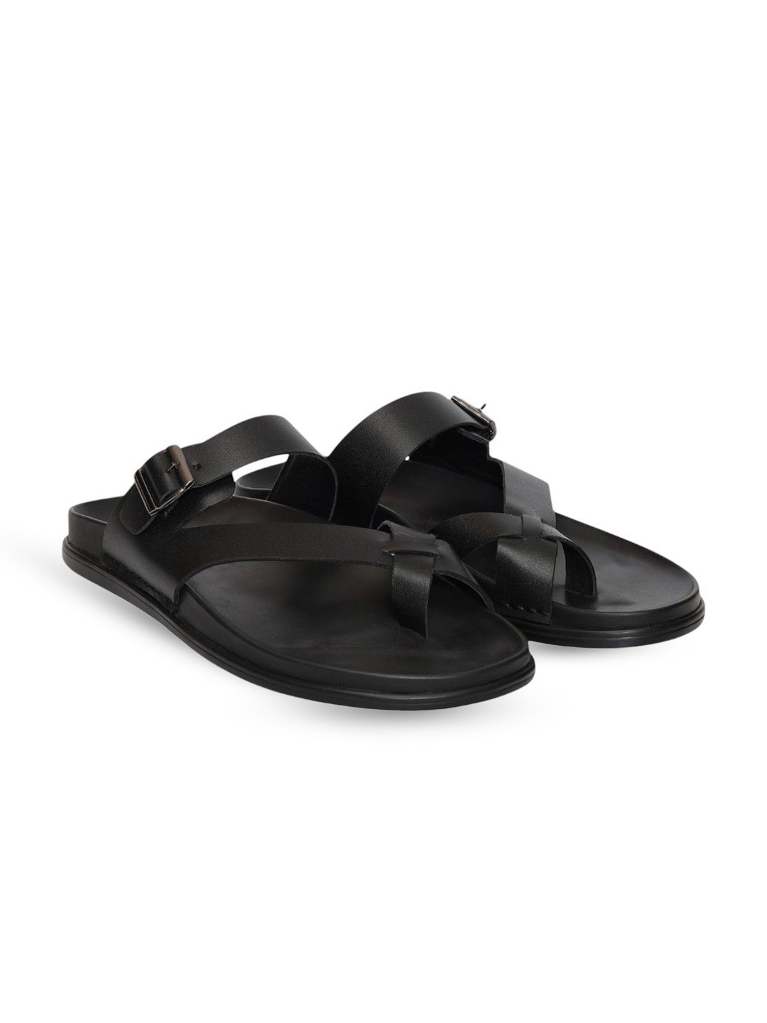 Fresco Italia Men Leather Comfort Sandals