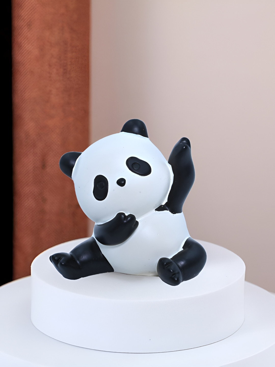 Cortina White Panda Curio Showpiece