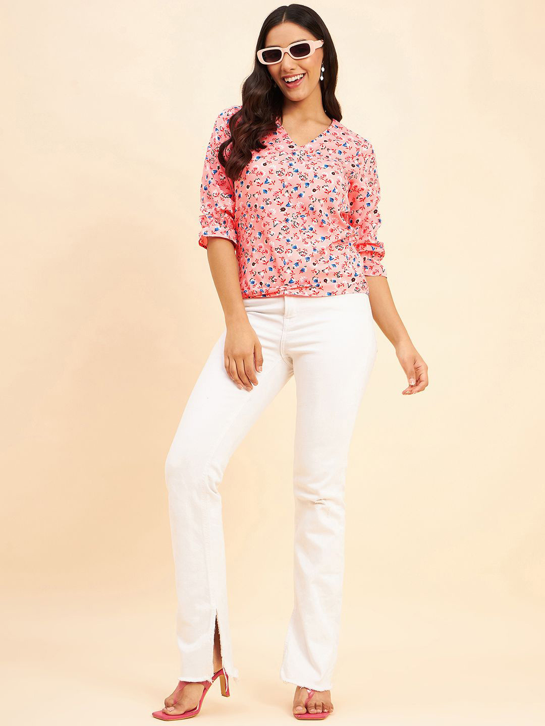 NEESH Floral Print Top