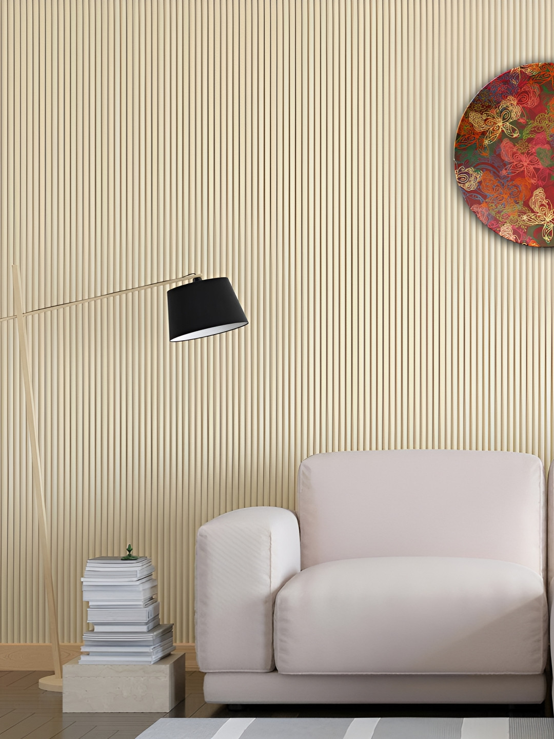 THE QUIRKY HOME A Butterfly Ballet Crafted Ceramics Glossy Hanging Hall Wall Plates-10In