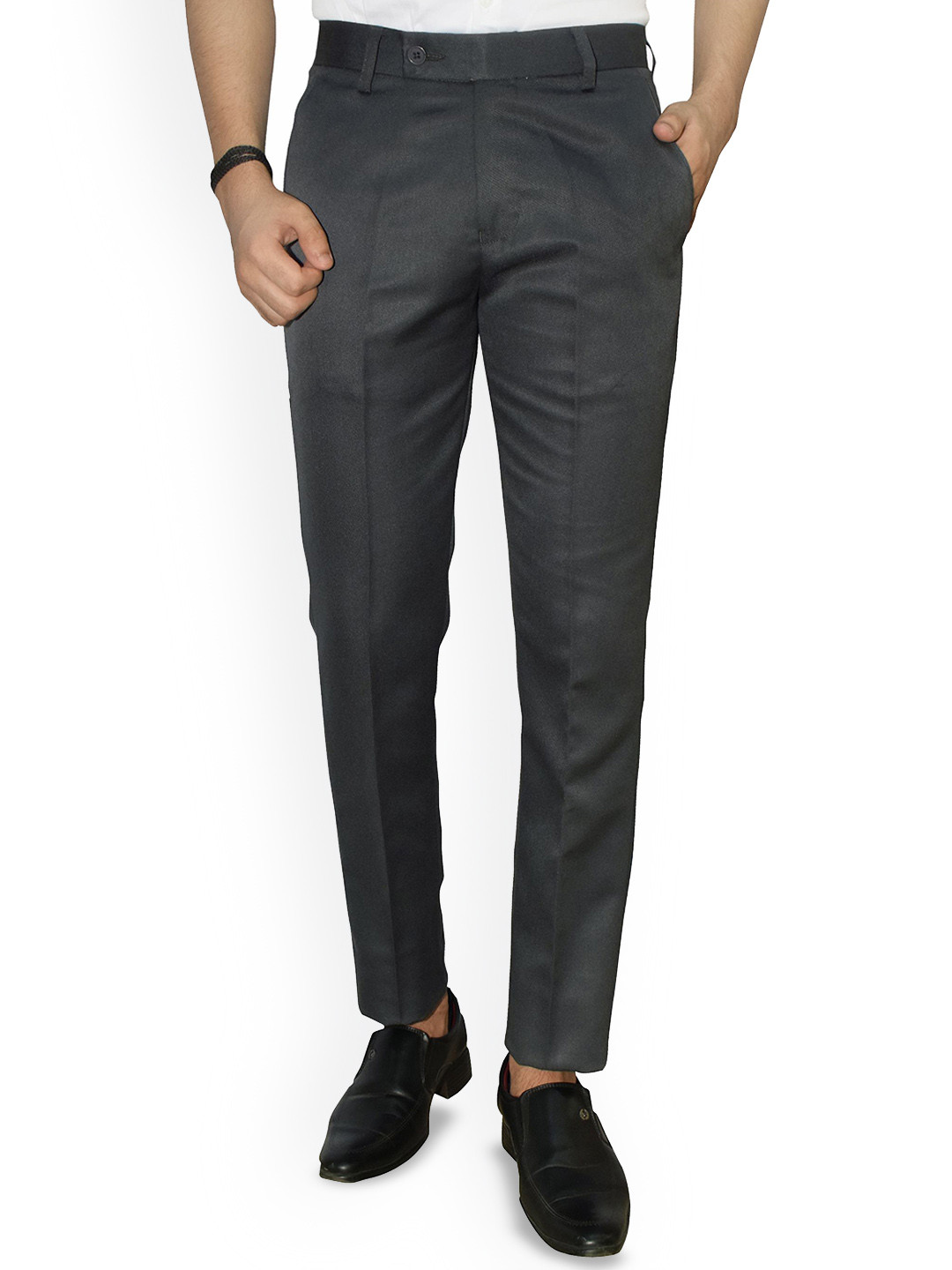 KUNDAN Men Easy Wash Trousers