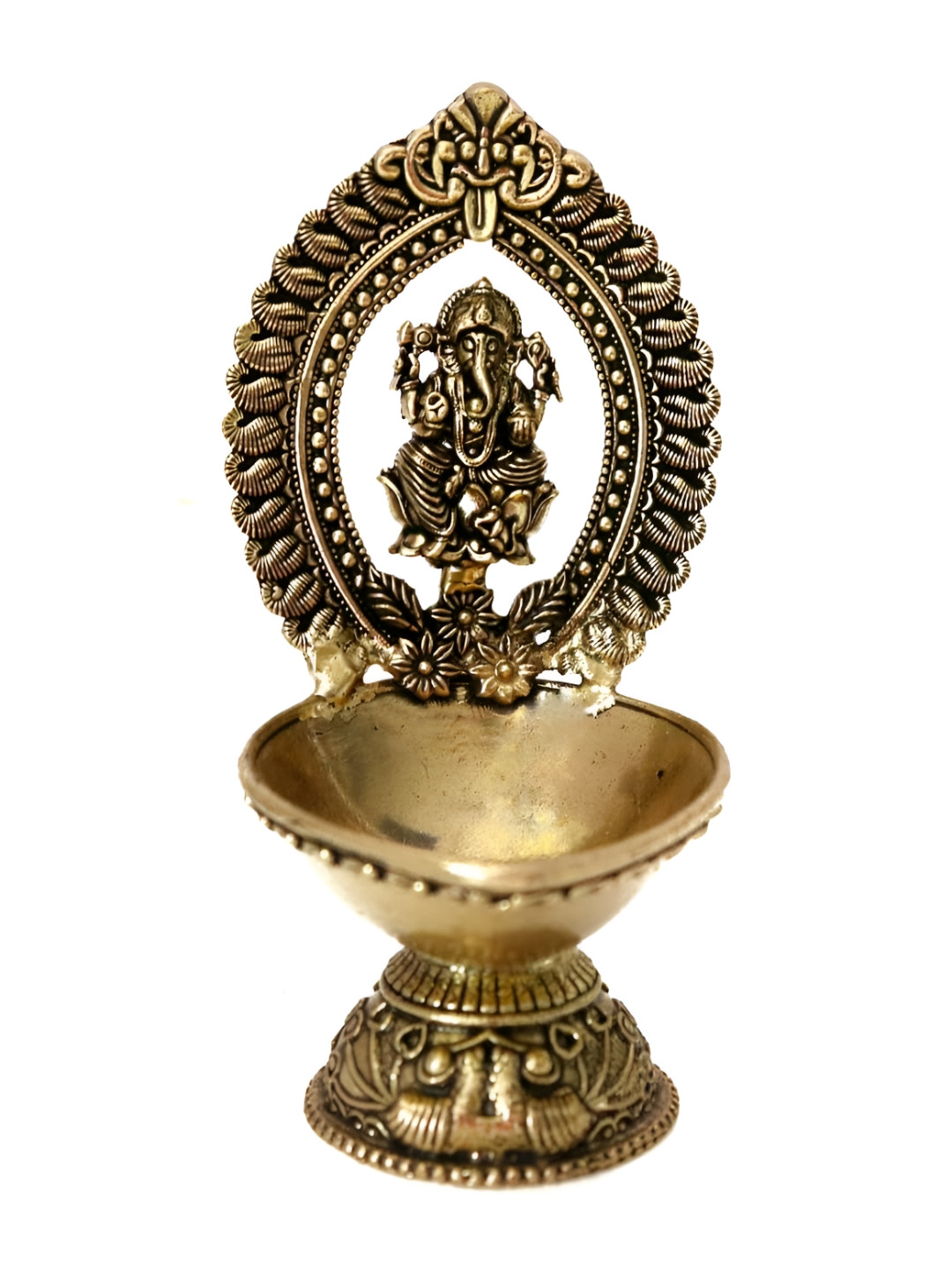 The Spiritual Living Textured Ganesh Diya
