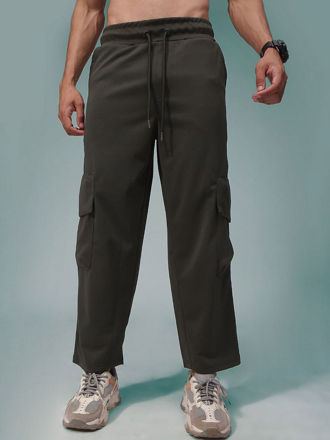 MADSTO Men Loose Baggy Fit Cargo Pants