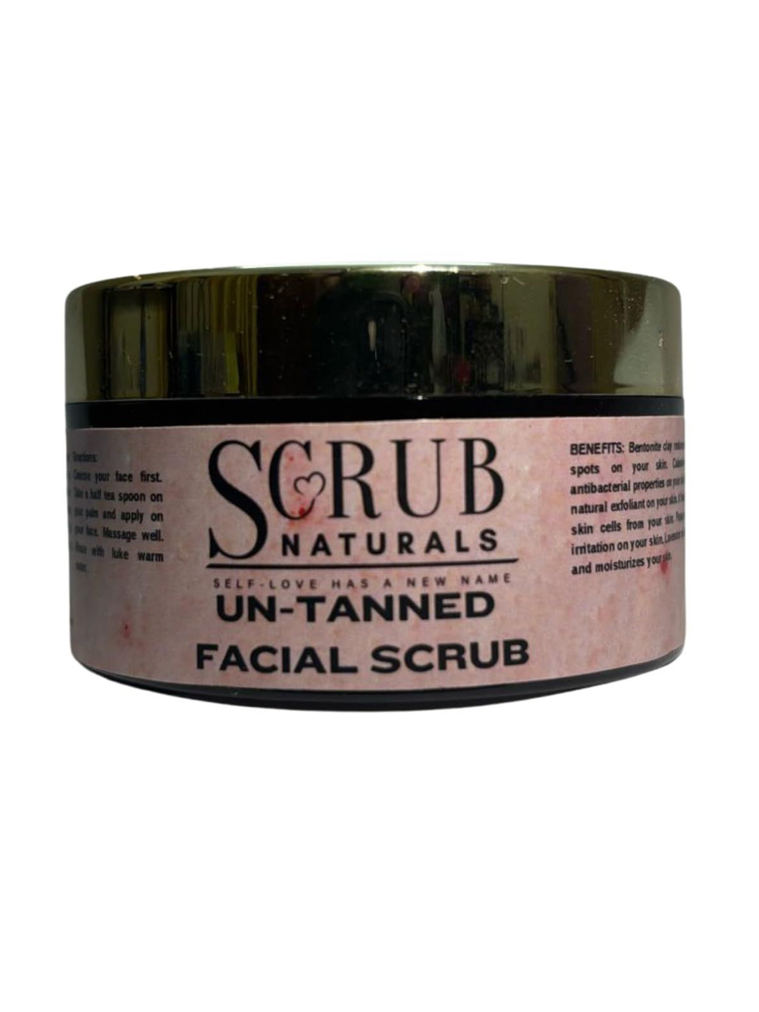 SCRUB NATURALS Untanned Facial Scrub With Walnut Shell & Vitamin E - 50 g