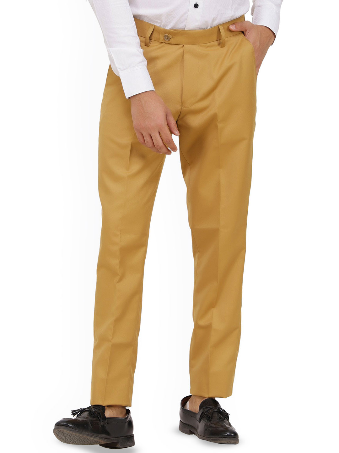 KUNDAN Men Easy Wash Trousers