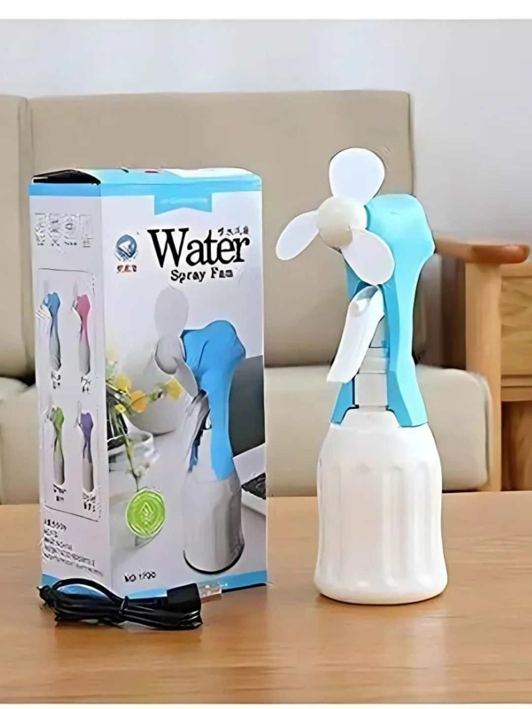 YK Portable Water Mist Spray Cooling Mini Fan