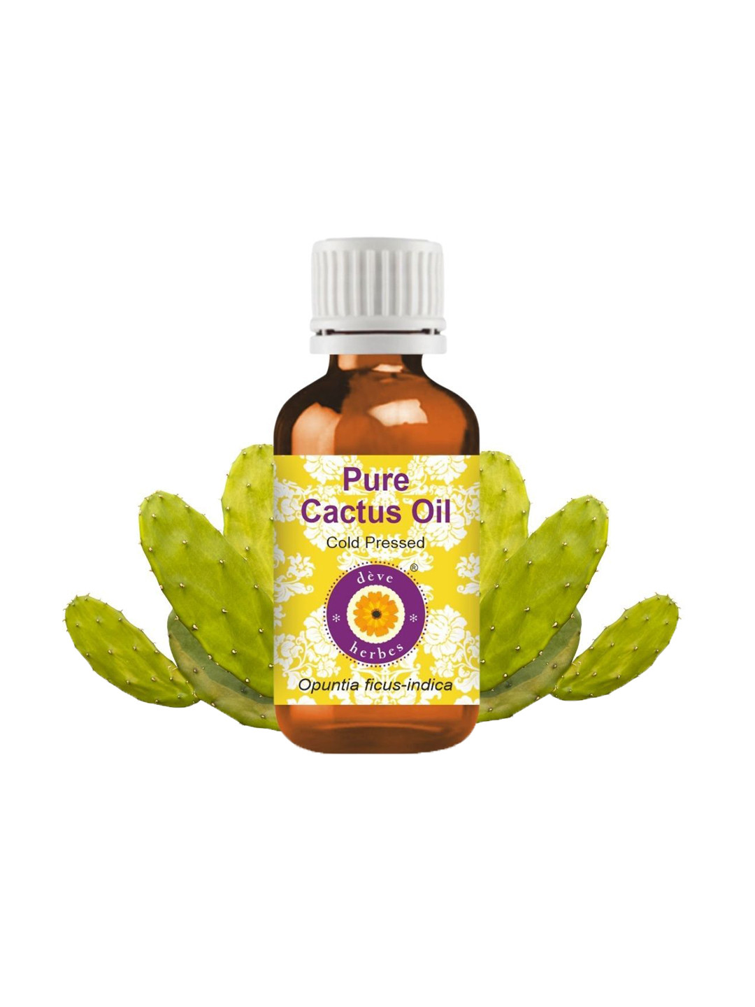 Deve Herbes Pure Cactus Oil Cold Pressed  For Split Ends 50 ml