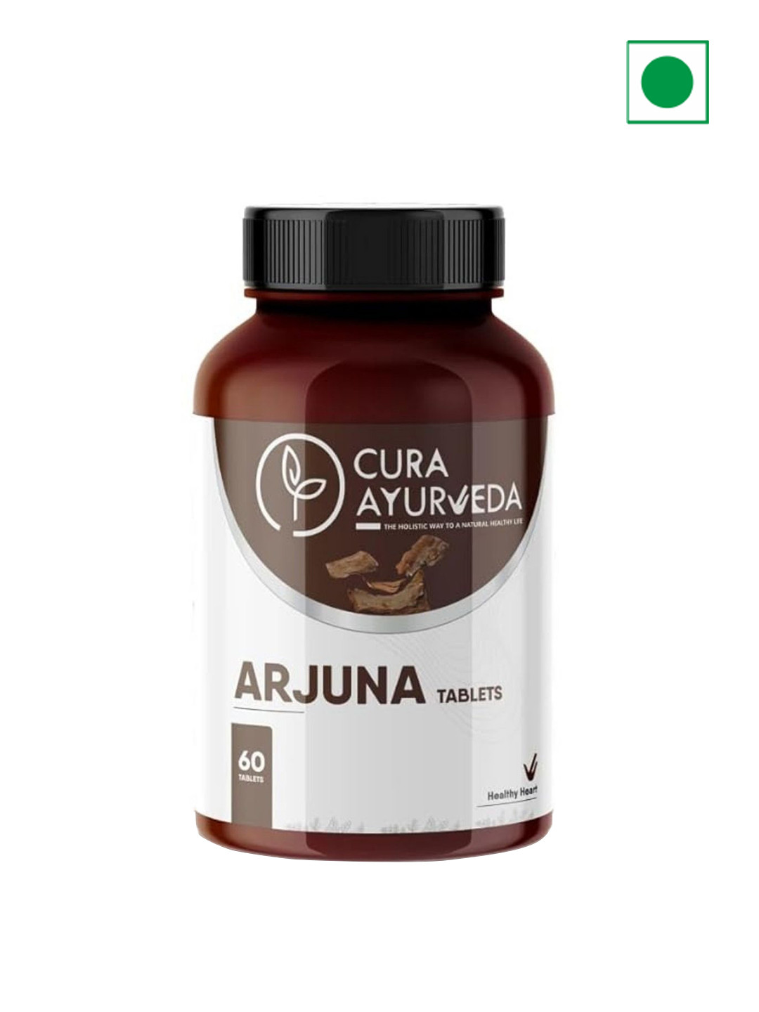 Cura Ayurveda Arjuna 100% Natural Healthy Heart Tablets - 60 Tablet