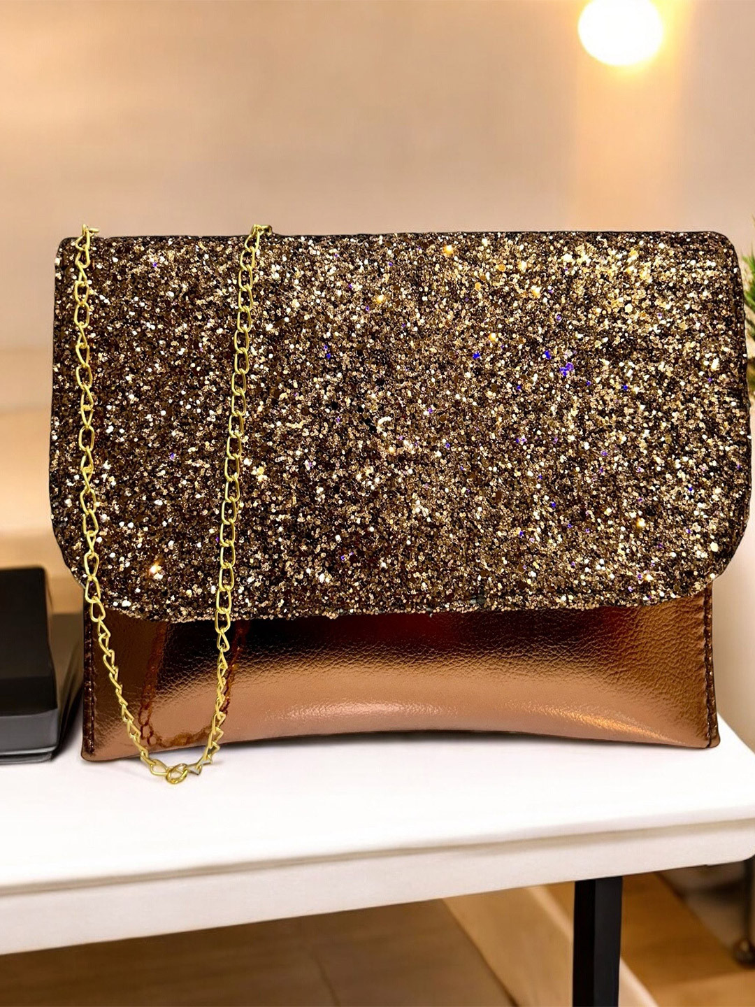 SKORPIO Women Embellished PU Structured Sling Bag