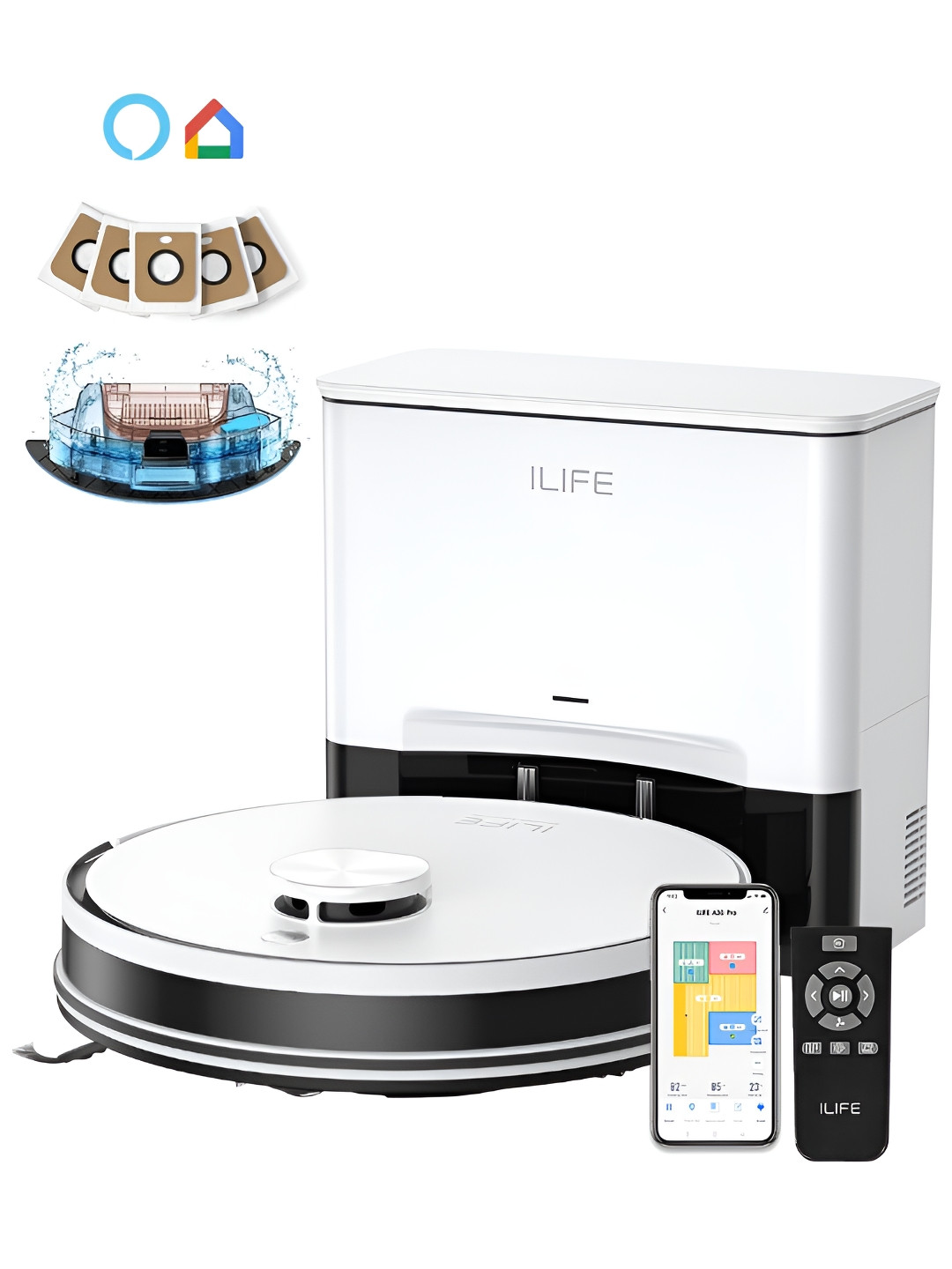 ILIFE  A30 Pro Self-empty Robot Vacuum