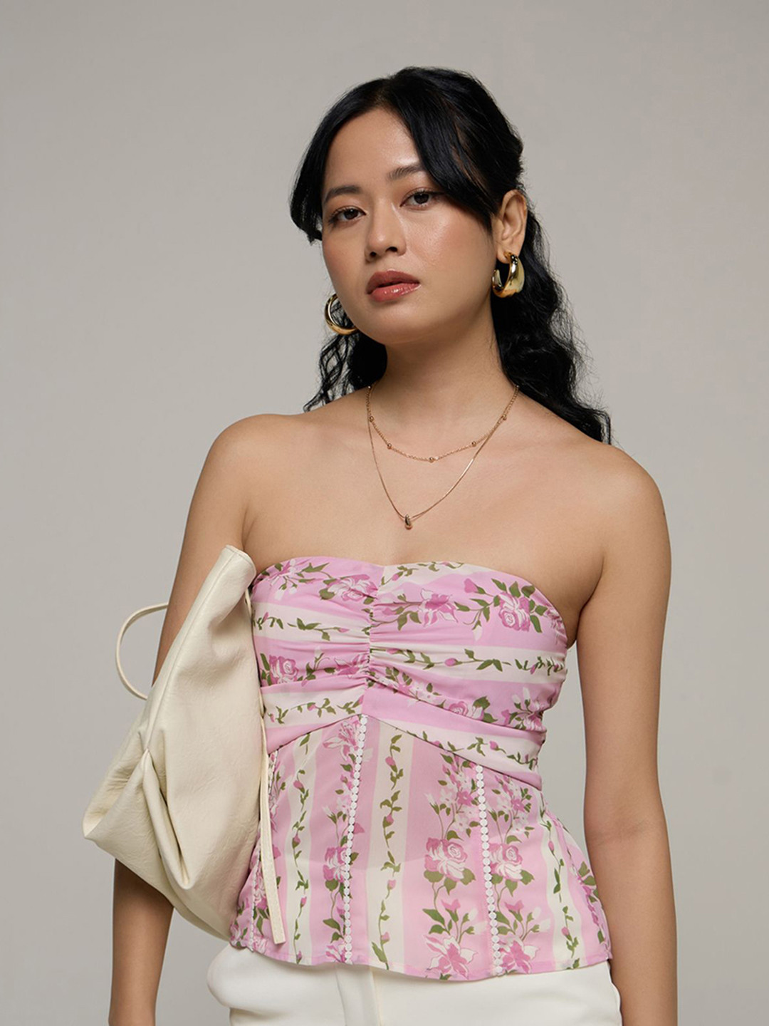 20Dresses Floral Print Tube Top
