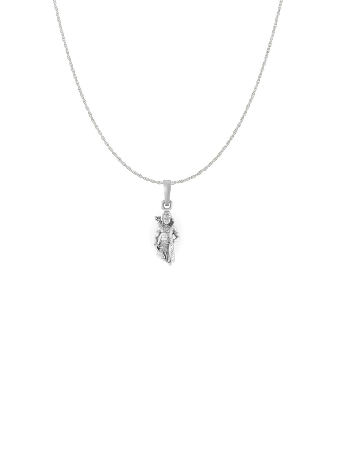 Metronaut 925 Sterling Silver God Ram Ji Pendants With Chains