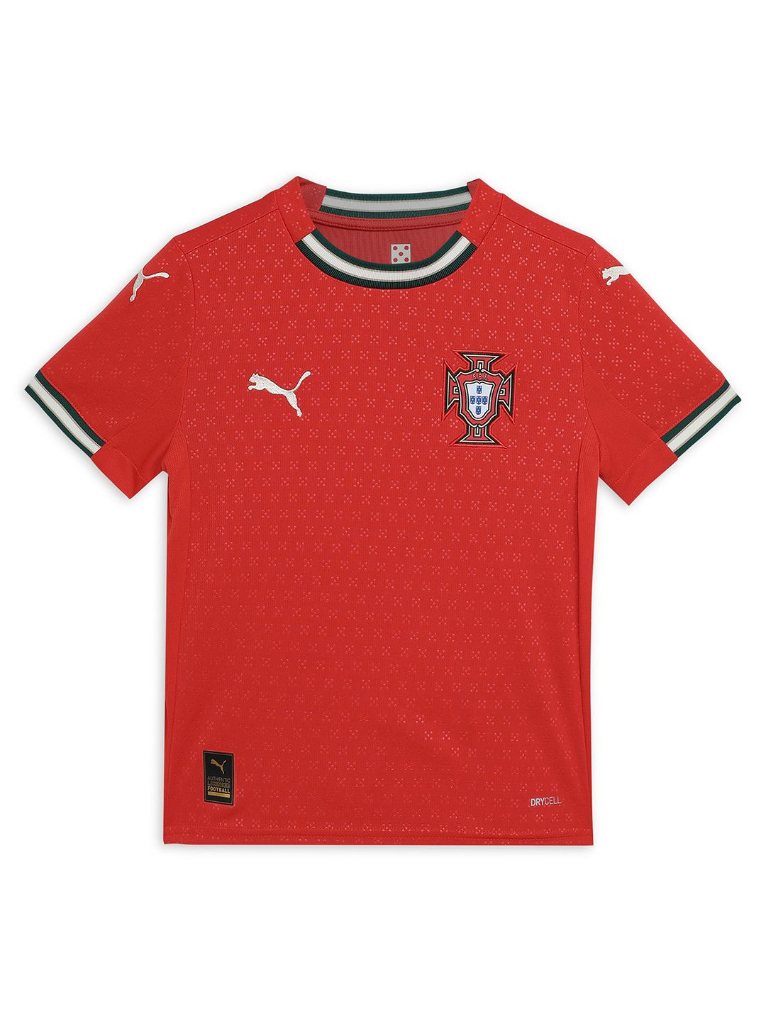 Puma Portugal 2025 Boys Football Brand Logo Jersey T-Shirt