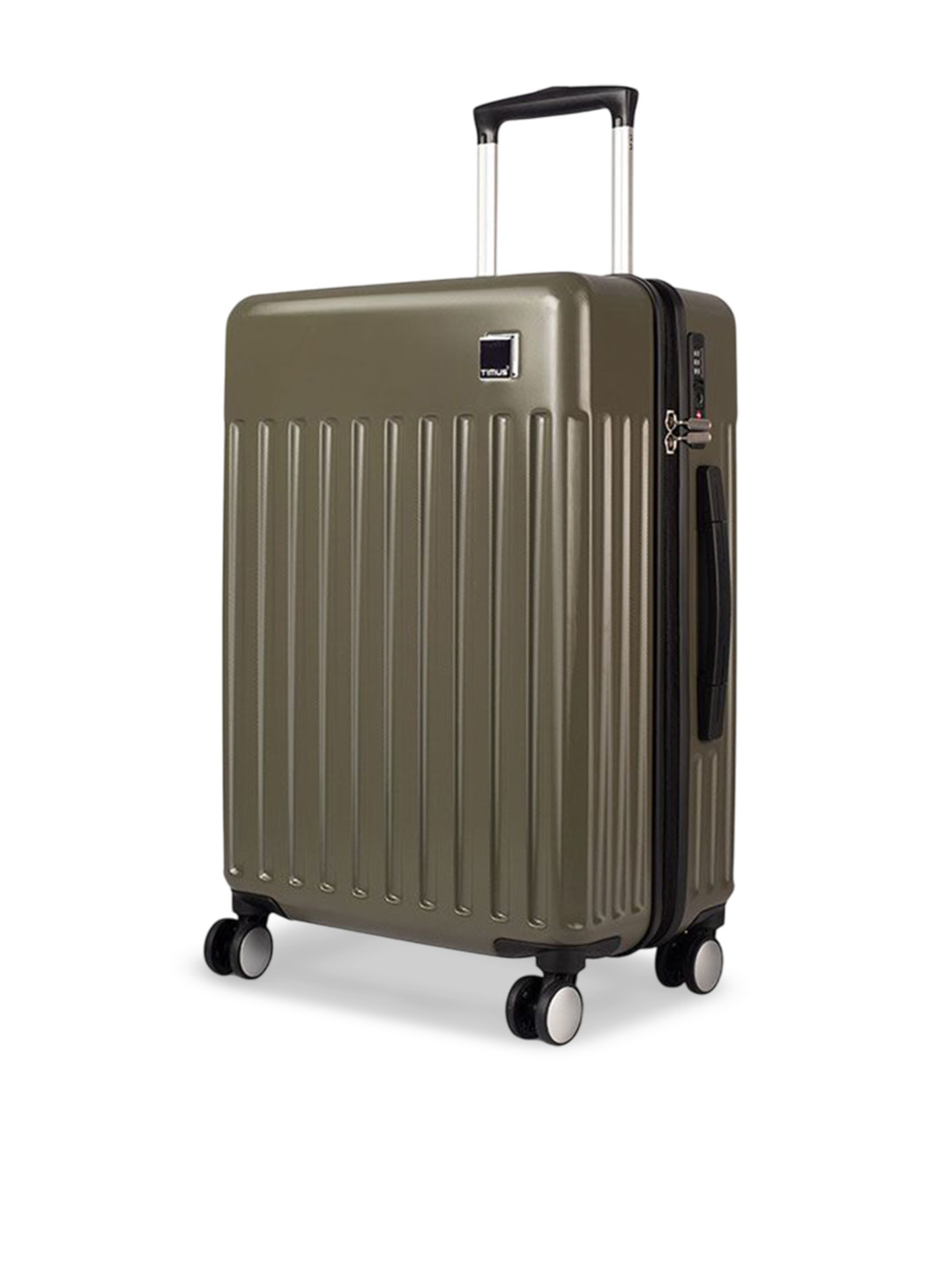 Timus Textured Hard-Sided Medium Trolley Bag