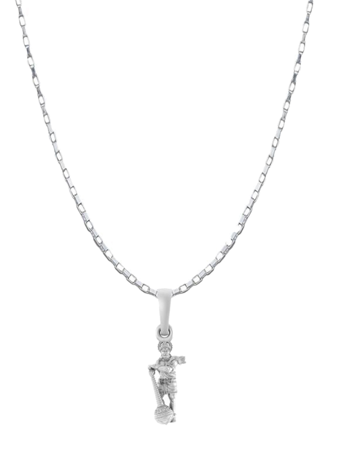 Metronaut Men 925 Sterling Silver God Hanuman Pendant With Chain