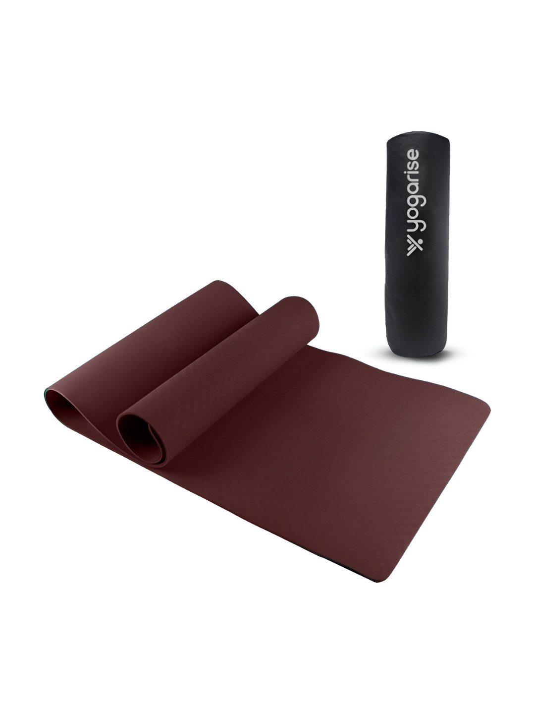 Yogarise Rectangular Anti-Skid Yoga Mat With Carry Strap