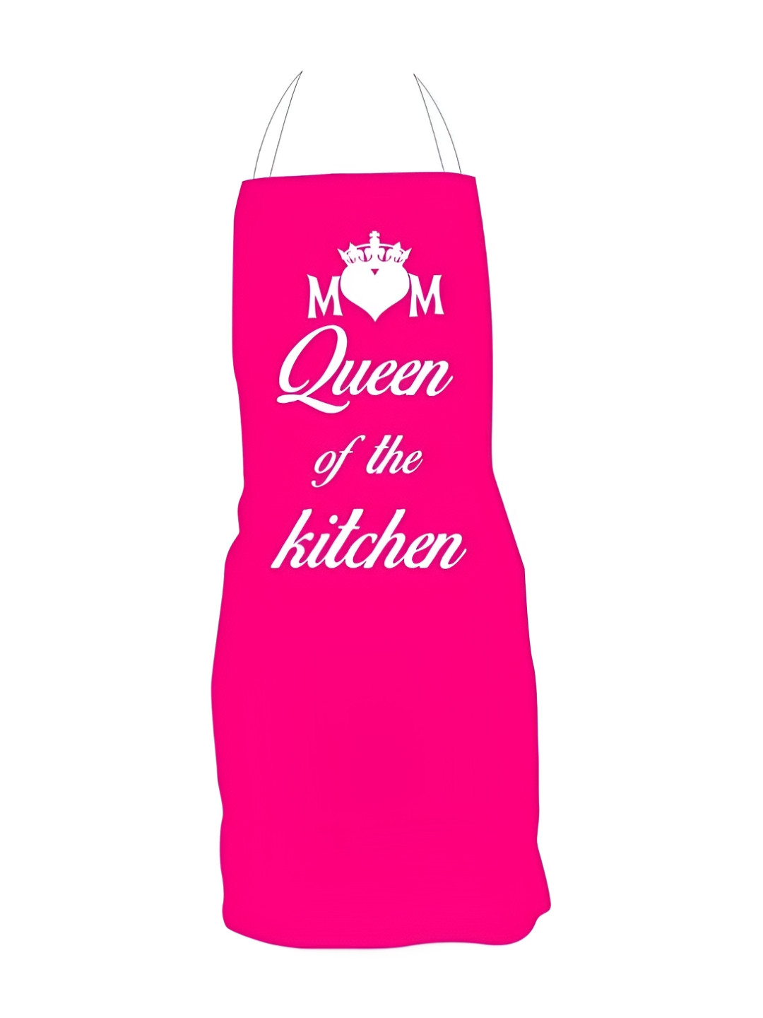 THEYAYACAFE Mother's Day Pink & White Printed Velvet Waterproof Apron