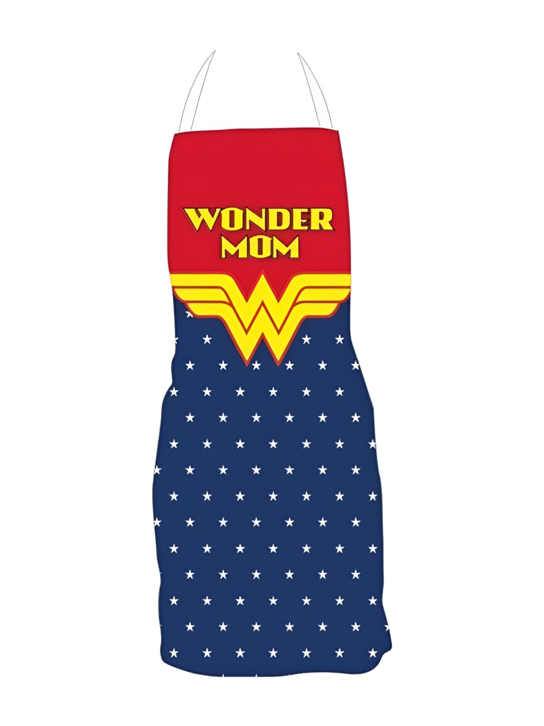 THEYAYACAFE Blue & Red Printed Waterproof Mother's Day Apron