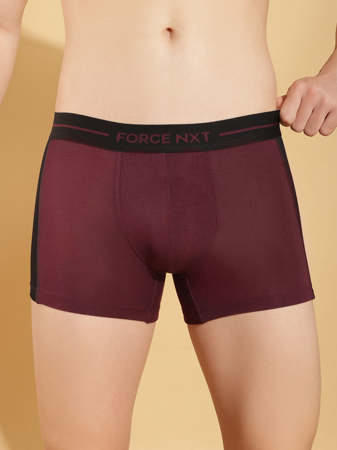 Force NXT Men Colourblocked Long Trunk MNFS-22-COL5-PO1