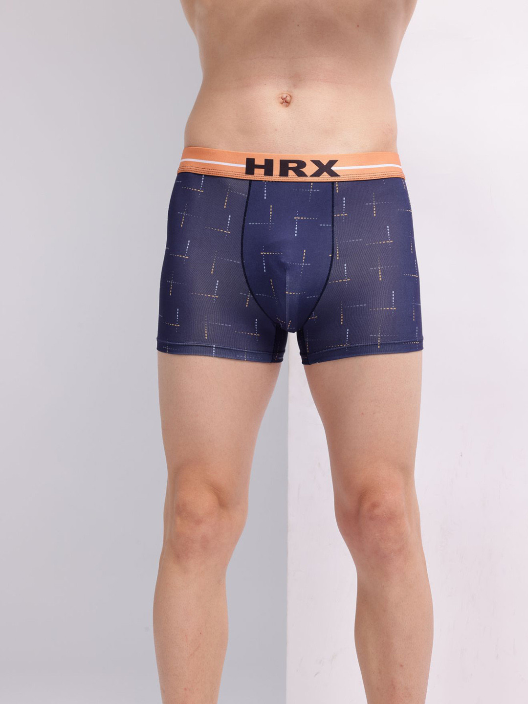 HRX by Hrithik Roshan Men Pack Of 2 Printed Short Trunks HTO-PV-Print-101-109-S