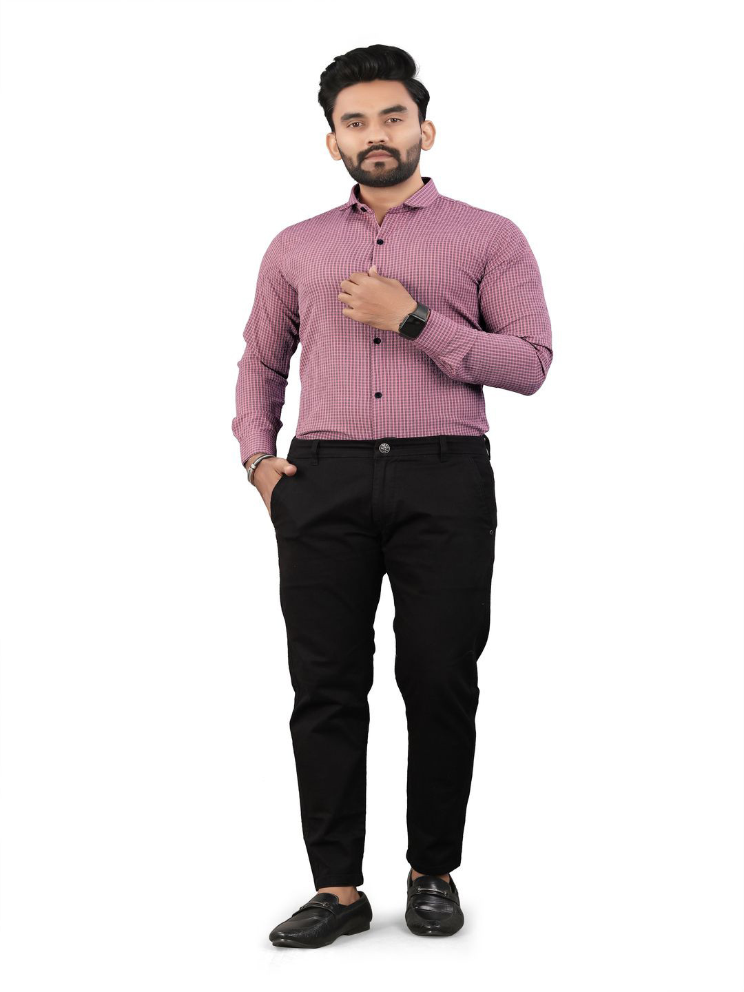 JEEVAAN - THE PERFECT FASHION Men Checked Regular Fit Shirt