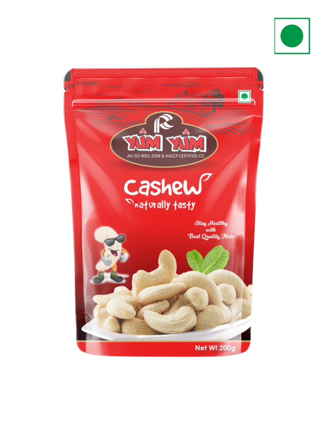 YUM YUM Raw Kaju Cashews - 200 g
