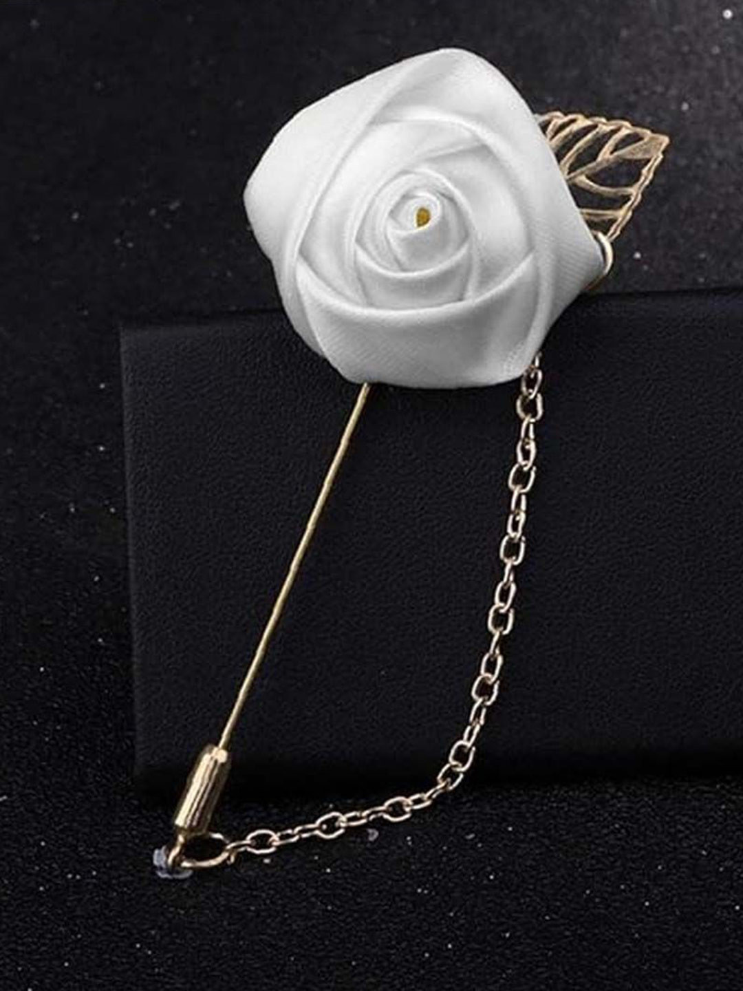 Curren Men's Flower Brooch