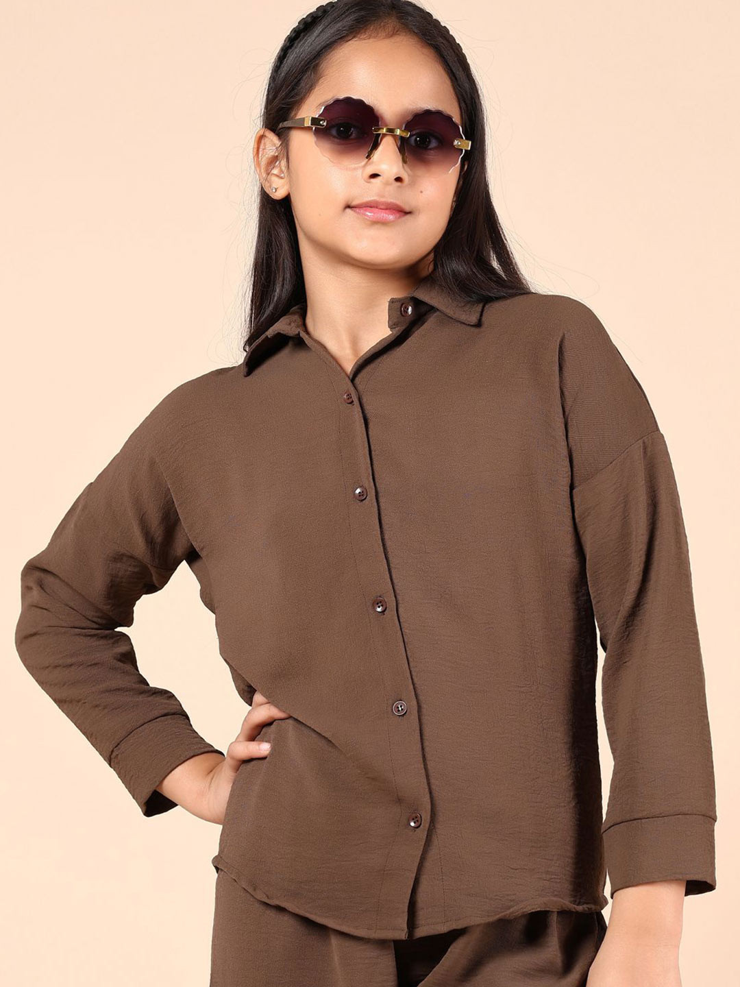 V-Mart Girls Shirt with Trousers