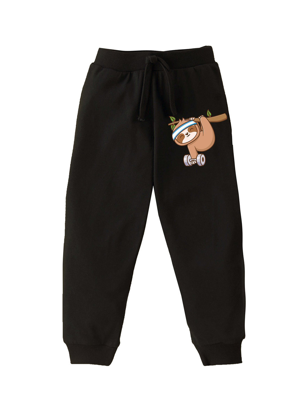 KAVEE Infant Boys Cartoon Characters Printed Cotton Mid-Rise Joggers