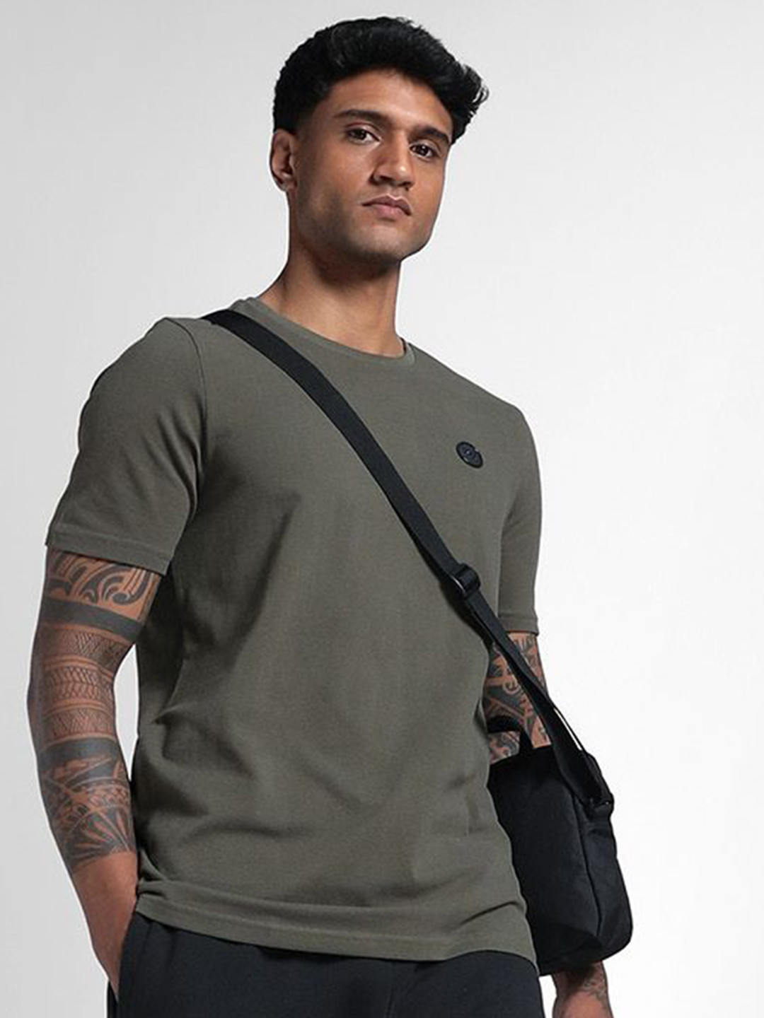 Puma Elevated ESS Men Round Neck Solid T-shirt