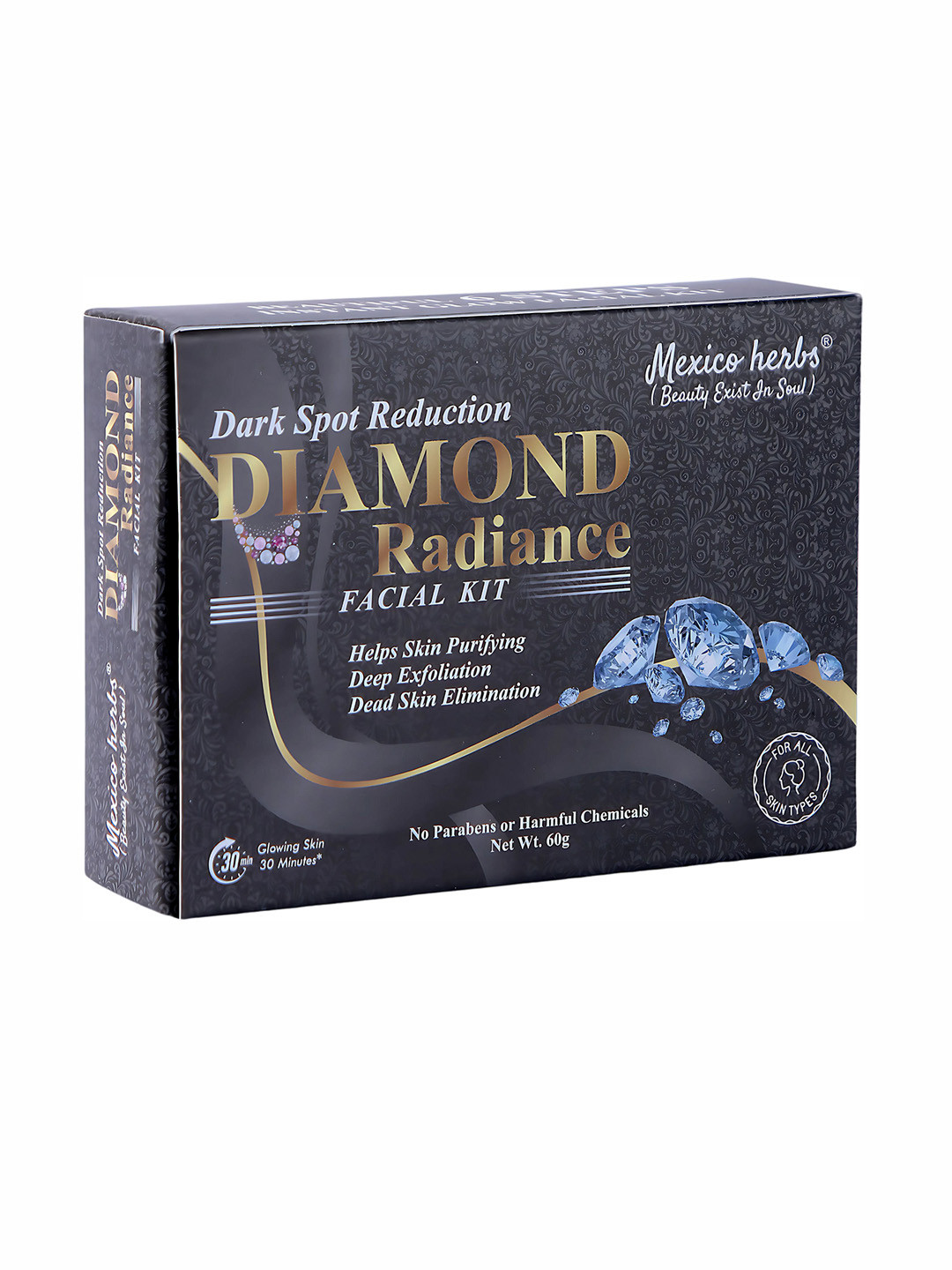 Mexico herbs Dark Spot Reduction Diamond Radiance Facial Kit - 60 g