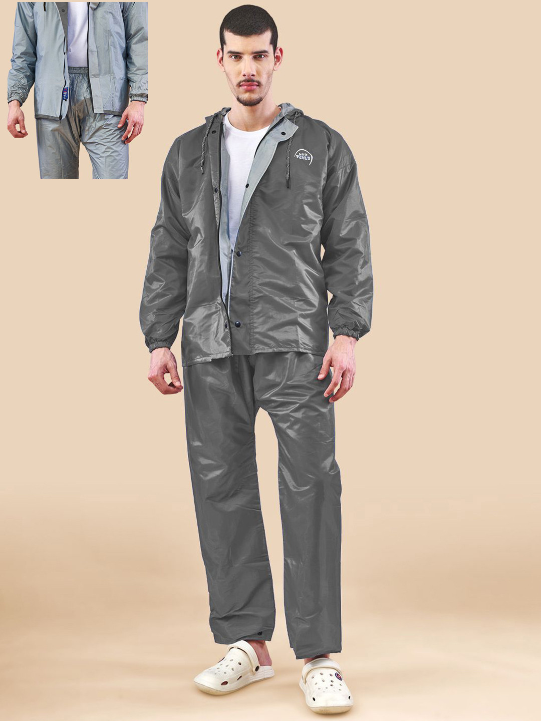 LUX VENUS Reversible Rain Suit for Men.