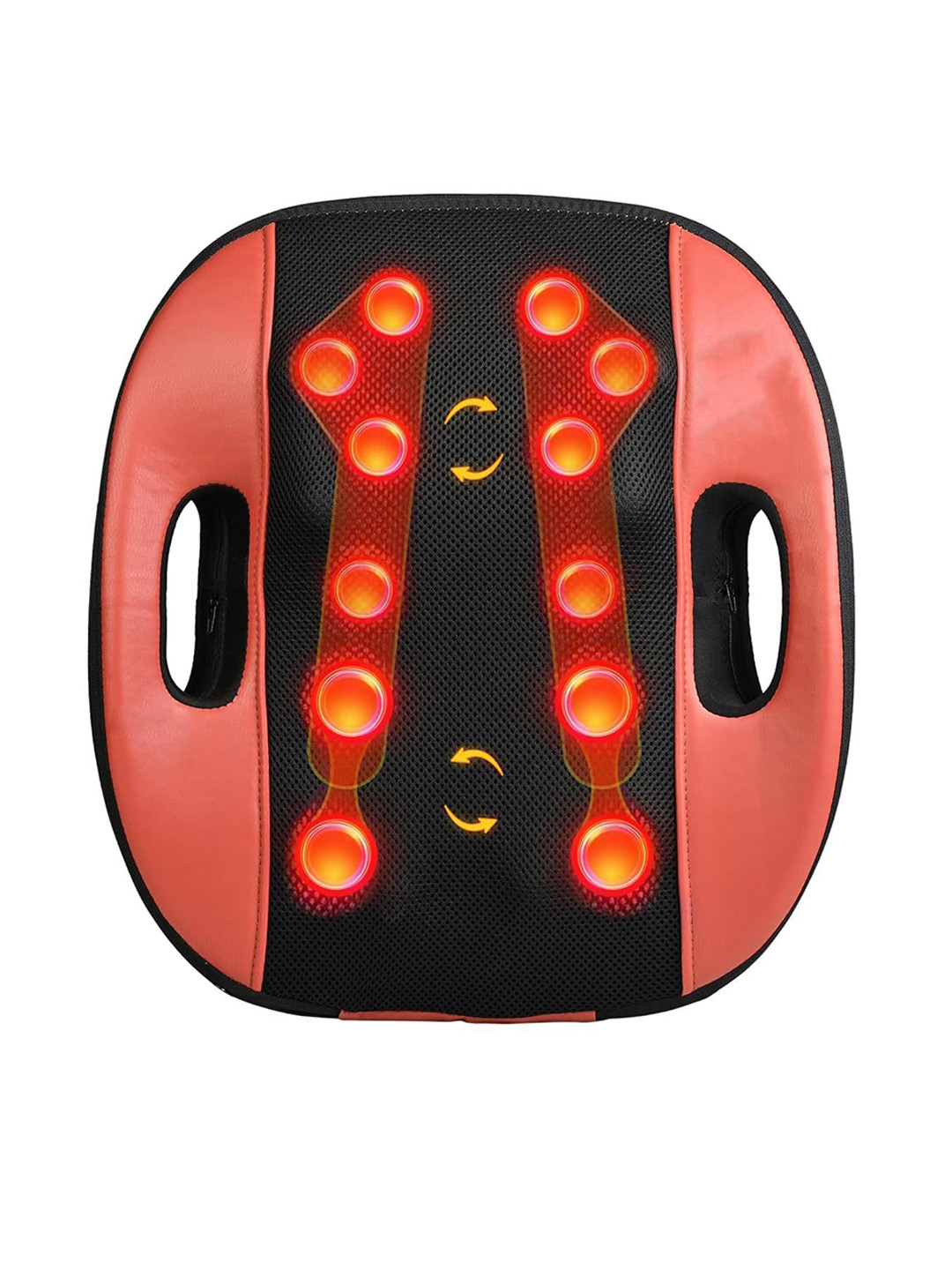 TENS Back Neck & Calf Cushion Massager - Brown