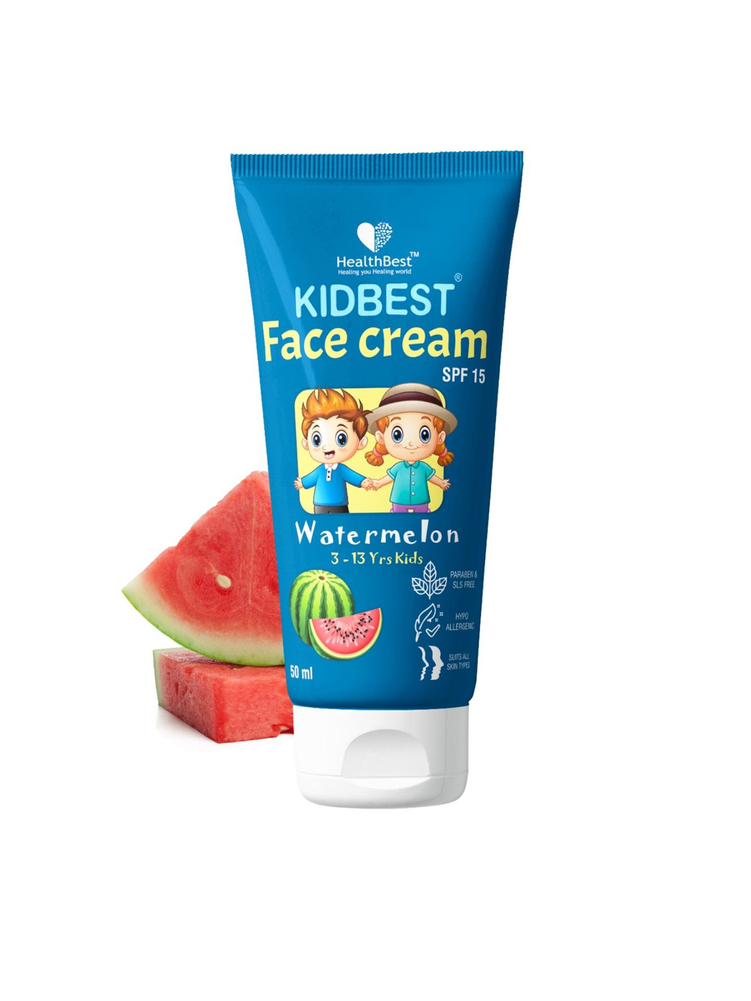 HealthBest Kidbest Watermelon Face Cream - 50 ml