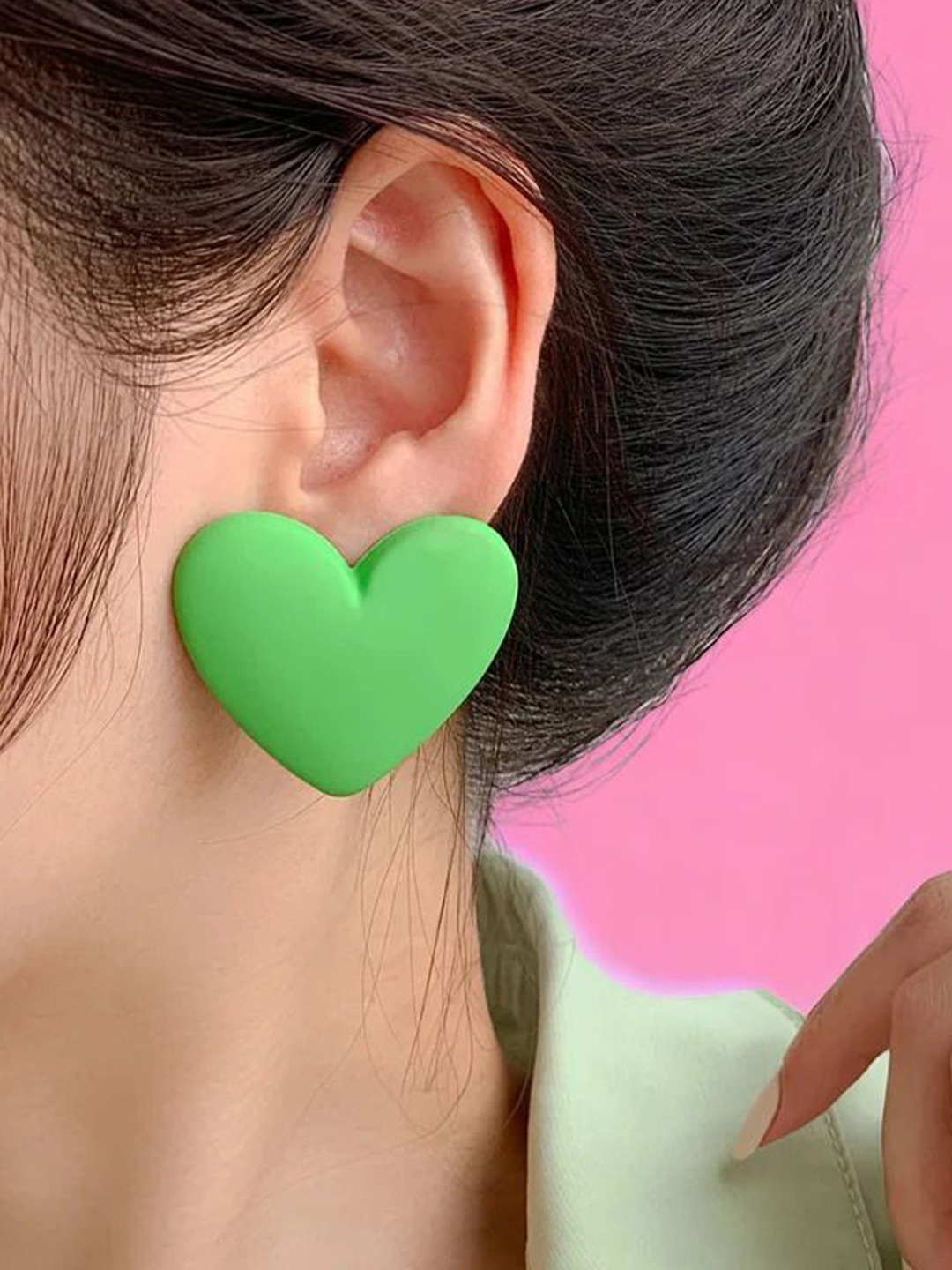 Senshi Love Heart Shaped Studs