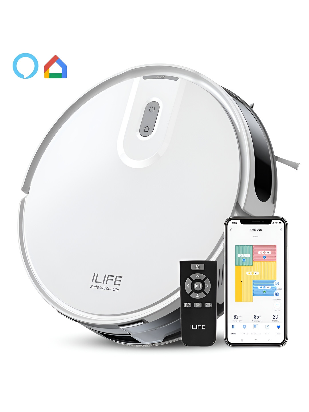 ILIFE V20 Vacuum & Mop Robot Cleaner