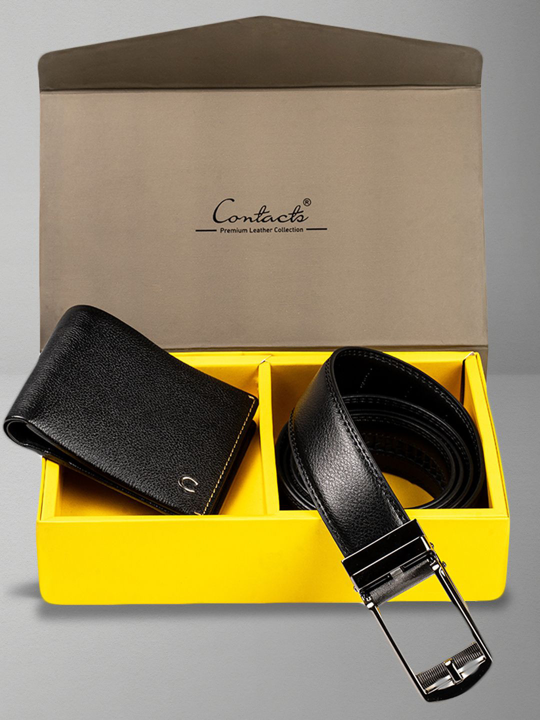 CONTACTS Men Black Accessory Gift Set of
