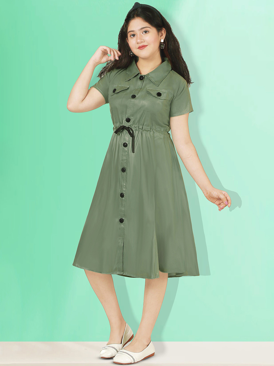 KRISHTINA A-Line Dress
