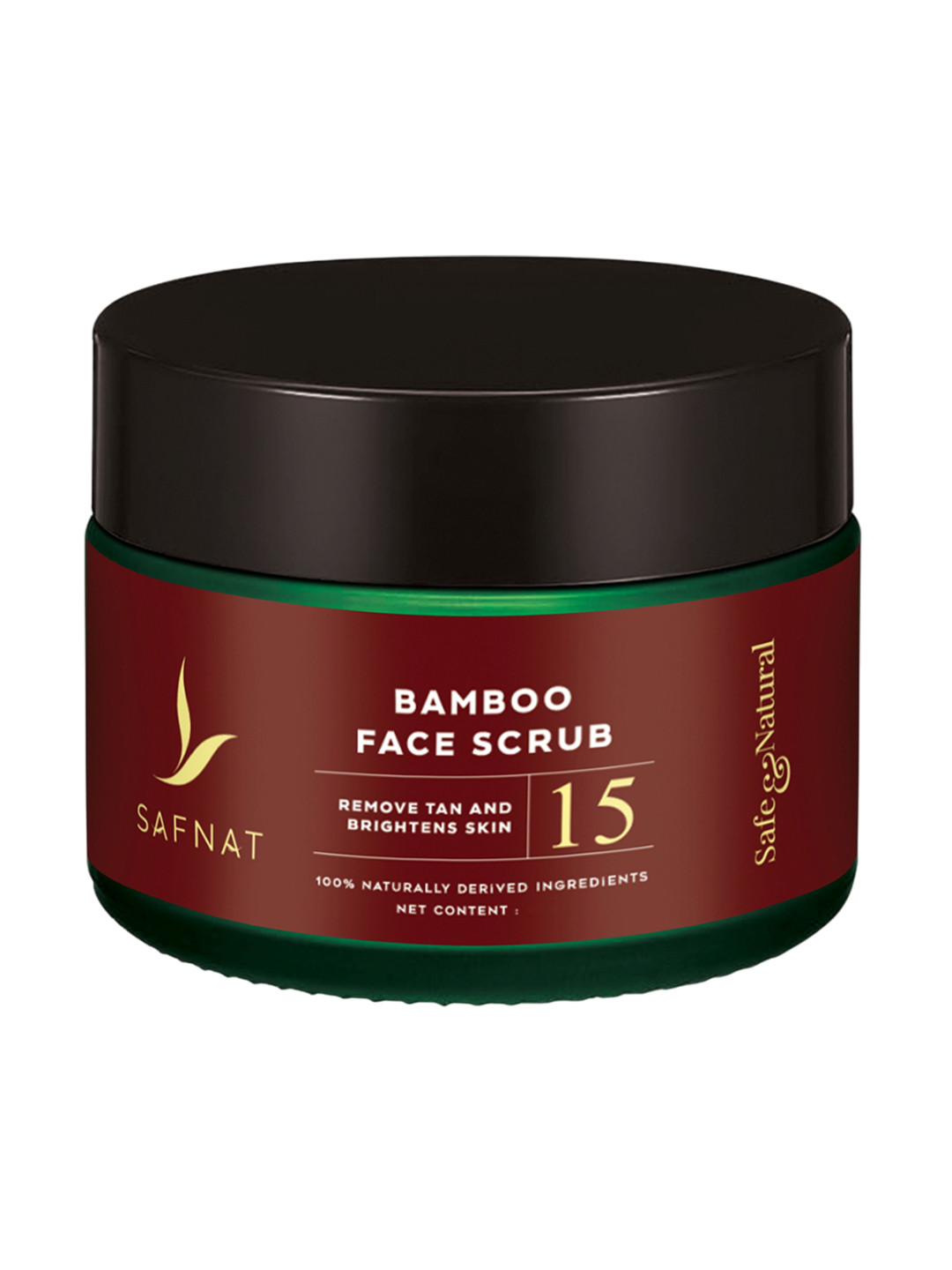 SafNat Tan Removing Bamboo Face Scrub - 50 g