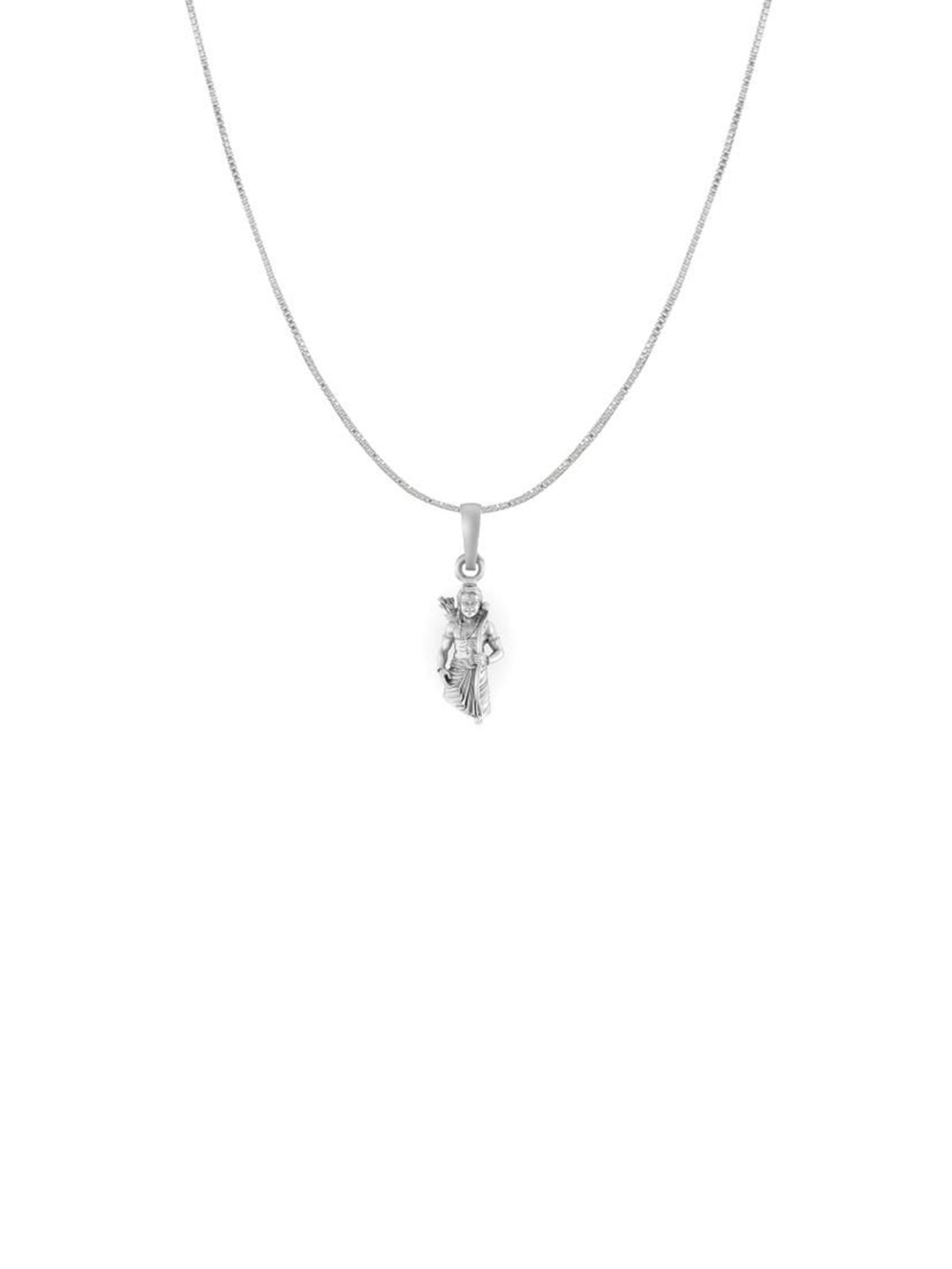Metronaut Sterling Silver God Ram Ji Pendant With Chain