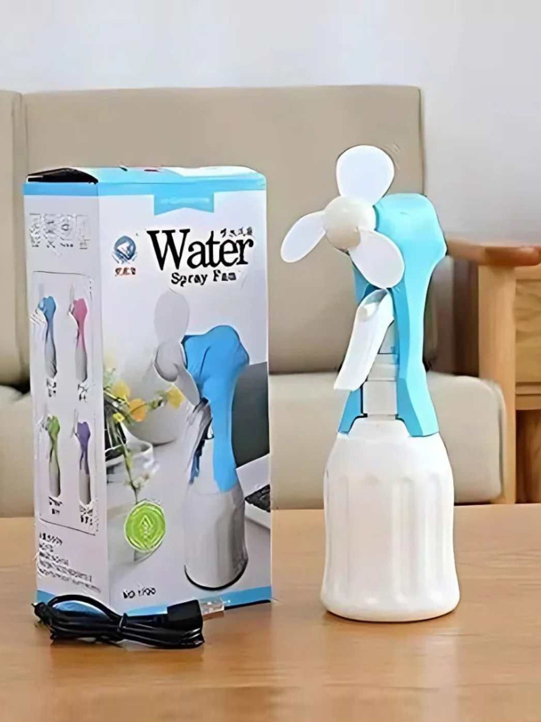 YK Kids Portable Water Mist Spray Cooling Mini Fan