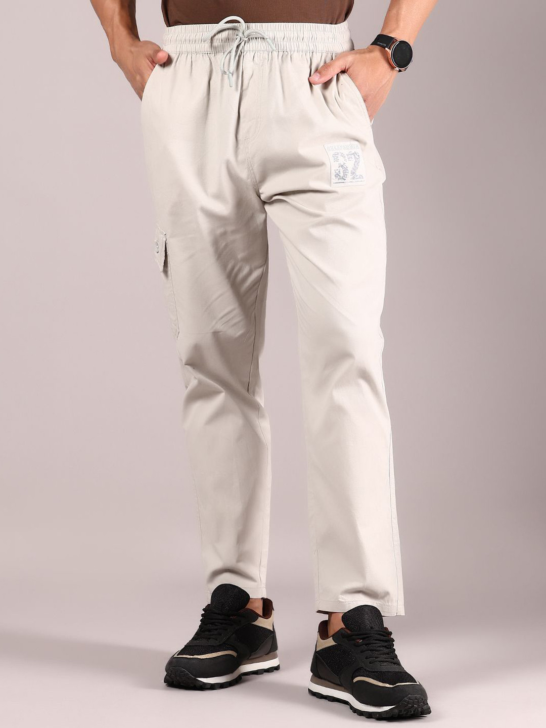 V-Mart Men Twill Cargo Cotton Joggers