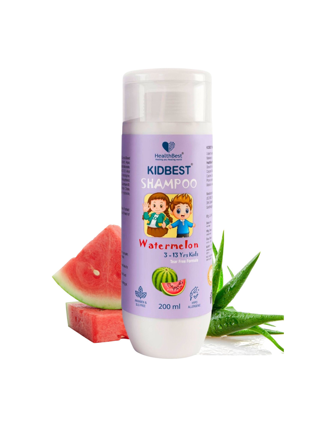HealthBest Kidbest Watermelon Shampoo - 200 ml
