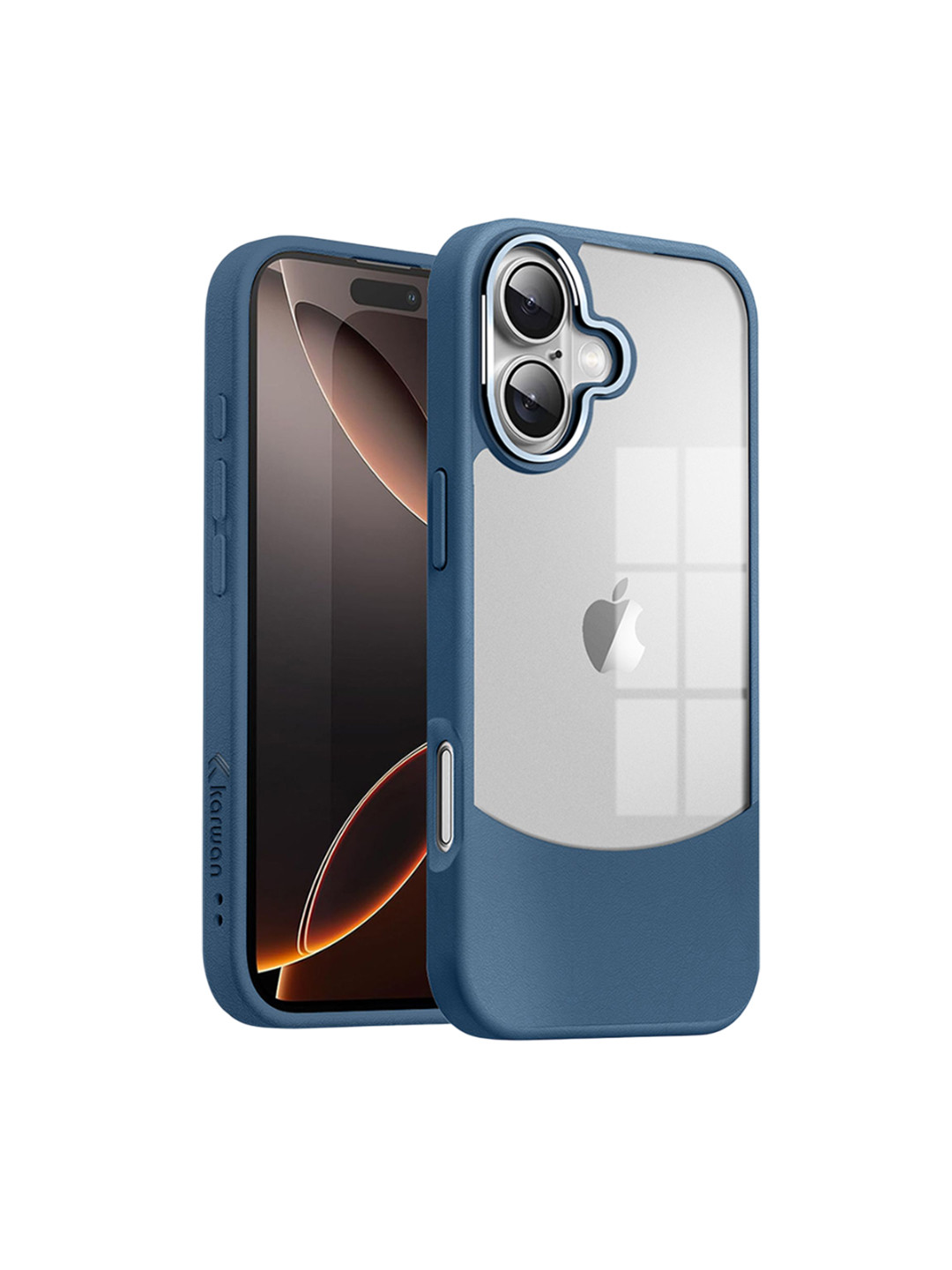 Karwan Solid Printed iPhone 16 Back Case Mobile Accessories
