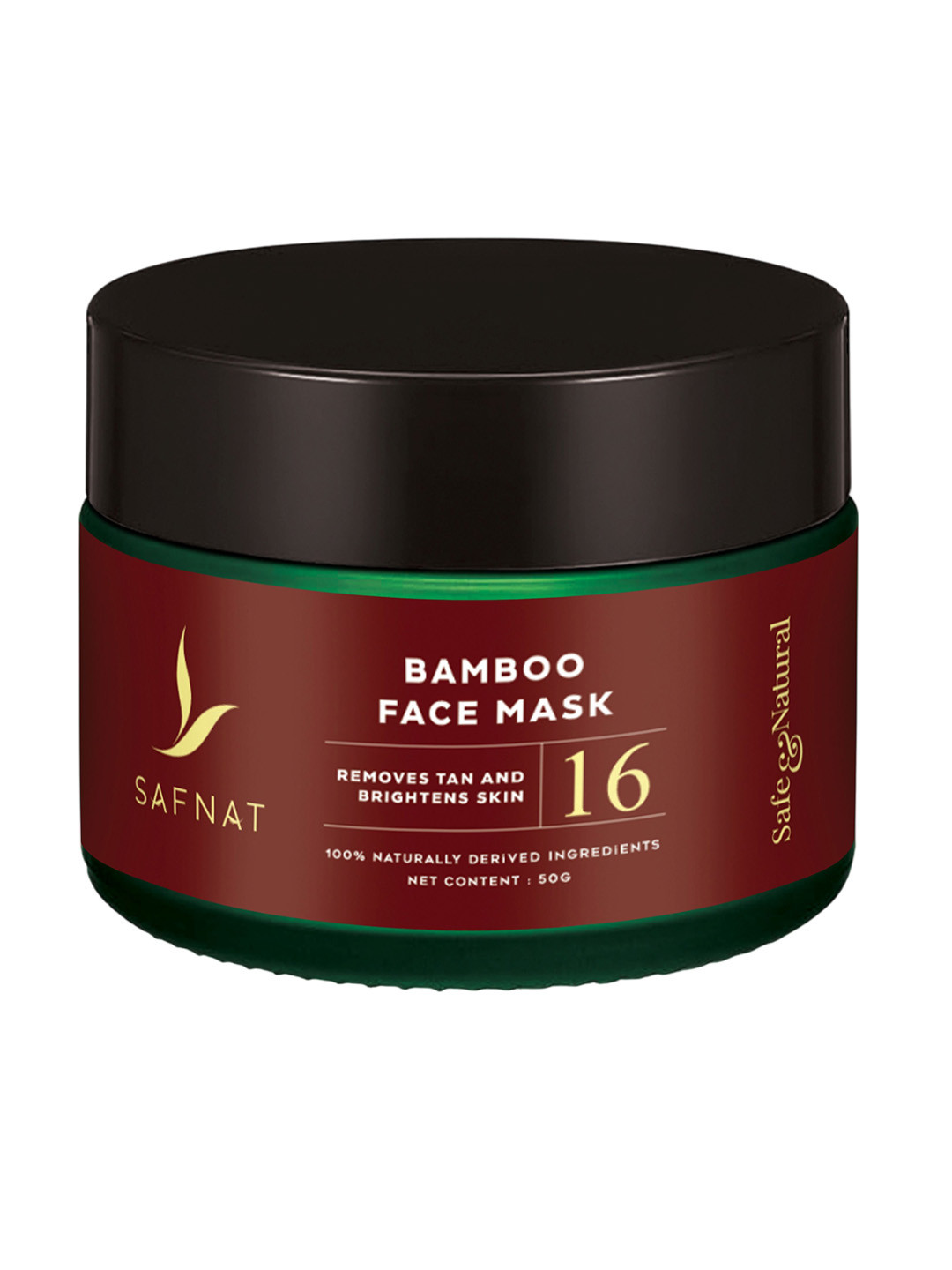 SafNat Tan Removing Bamboo Face Scrub - 50 g