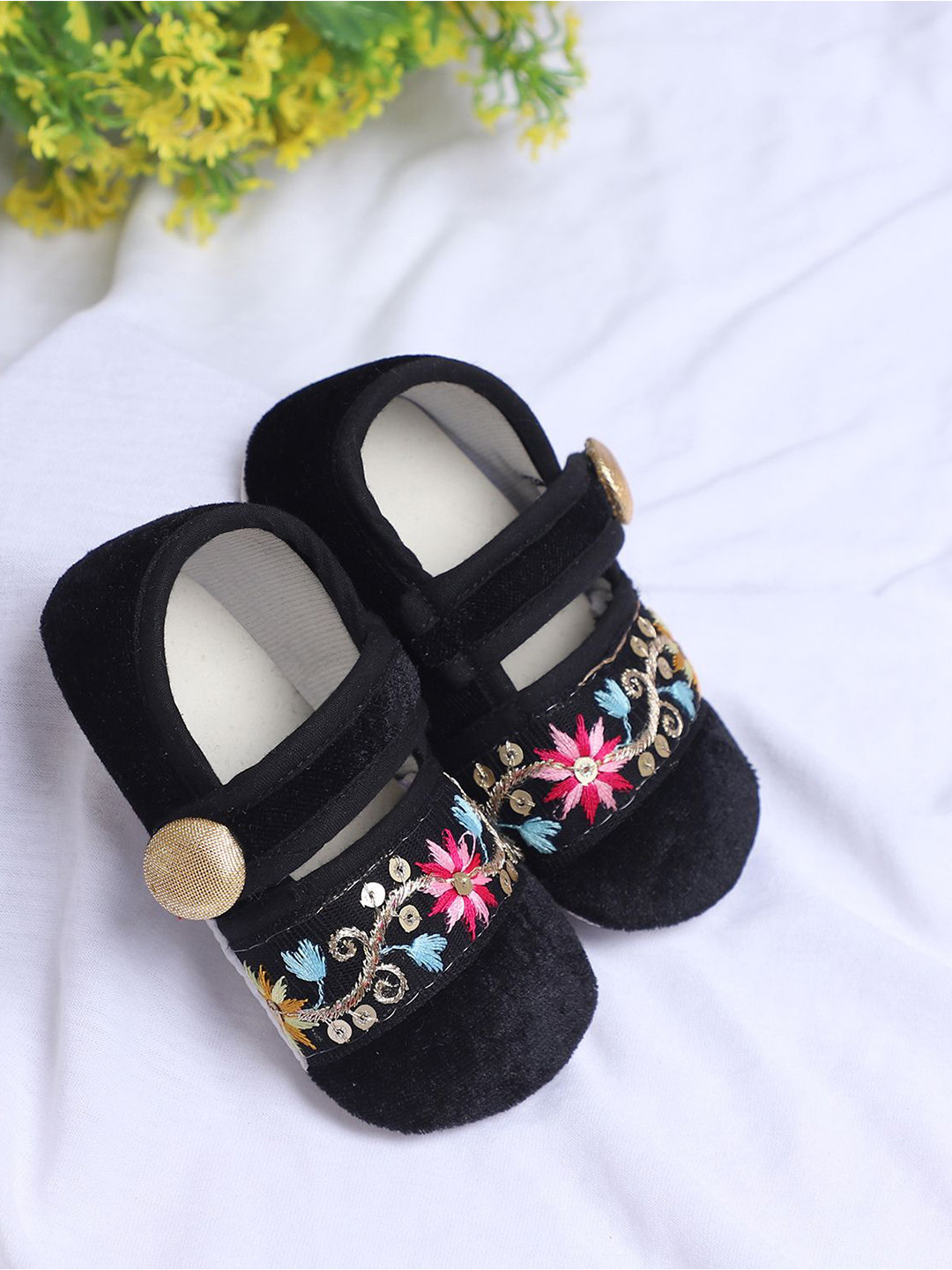 COCO CANDY Kids Floral Lace  Booties